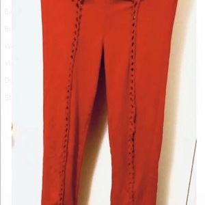 Women Legging Front Cut Edge Design Equilibrium Free Size